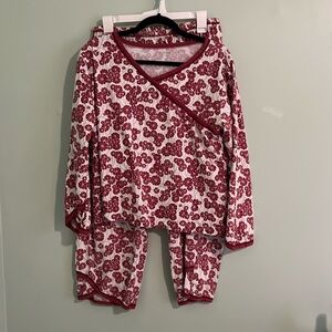Garnet Hill Organic pajama set